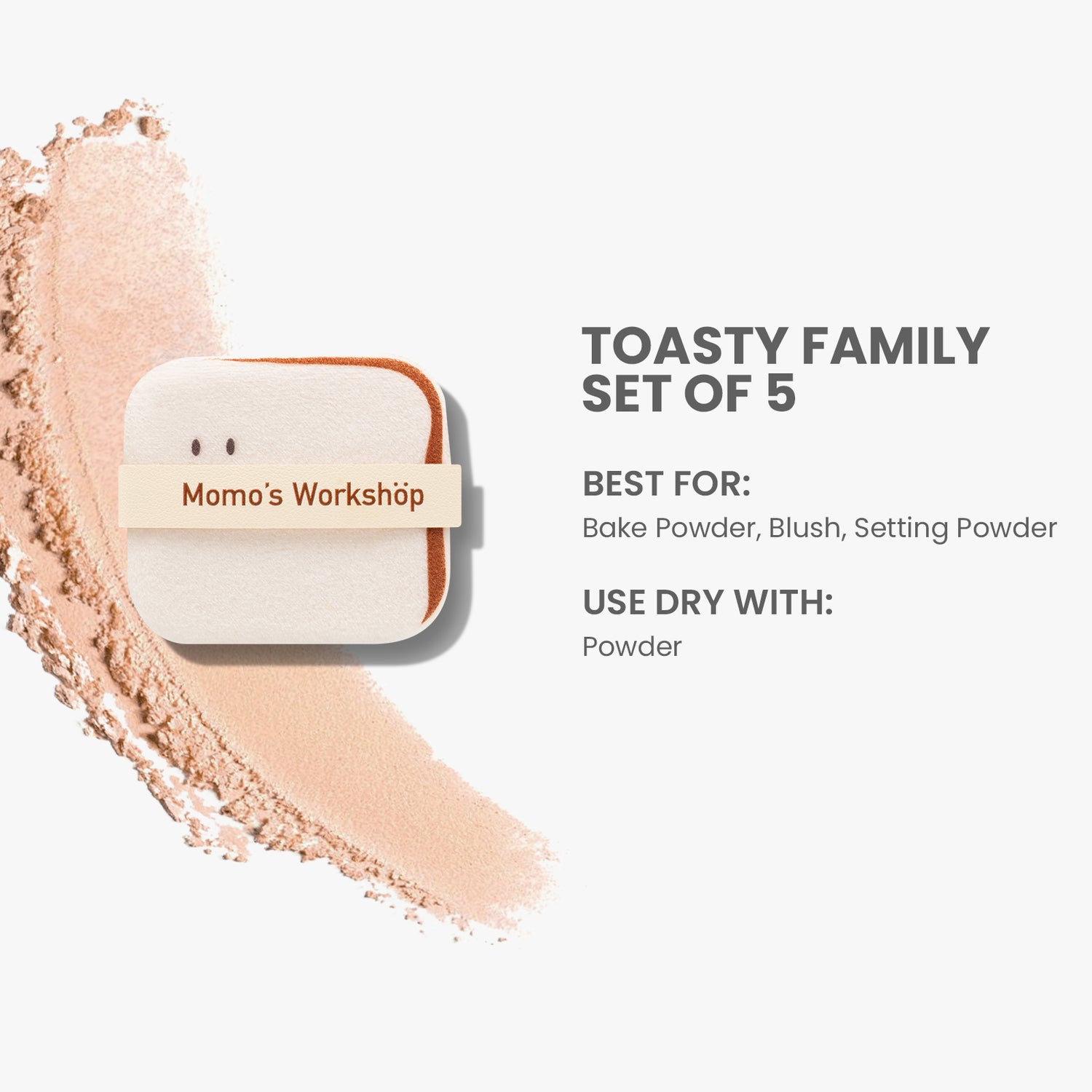 Toasty Family On-The-Go Puff Set (5 pcs)