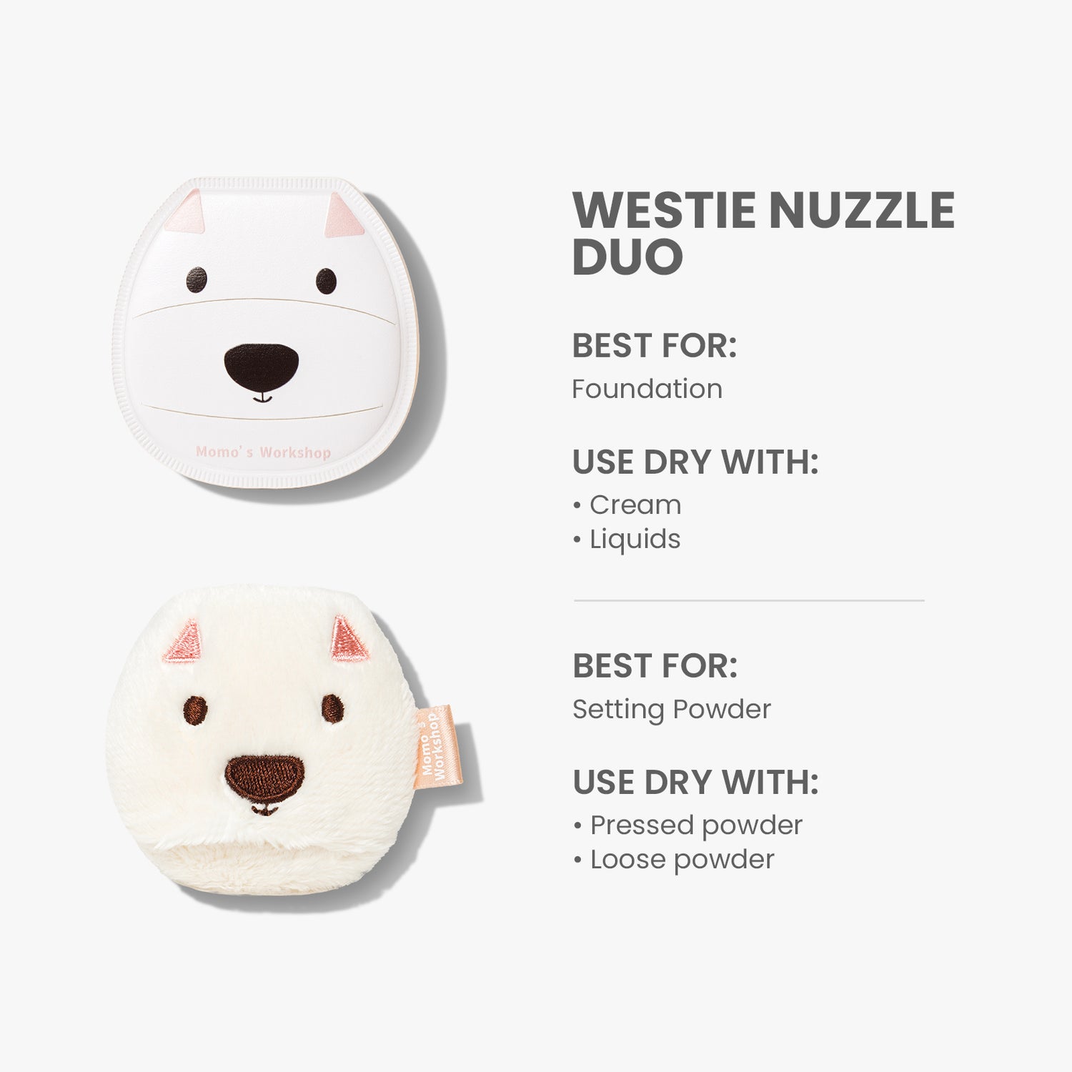 Cudl’Critters Westie Nuzzle Duo