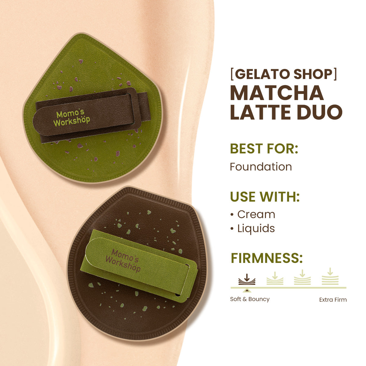 Gelato Shop Matcha Latte Duo