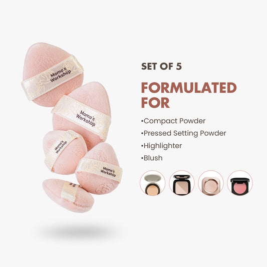 Rosy Reverie Velour Smoothie Puff