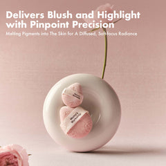 Rosy Reverie Velour Smoothie Puff