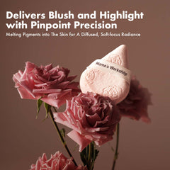 Rosy Reverie Velour Smoothie Puff